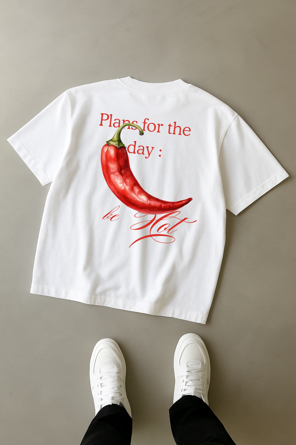 Spicy Mood Oversized Tee