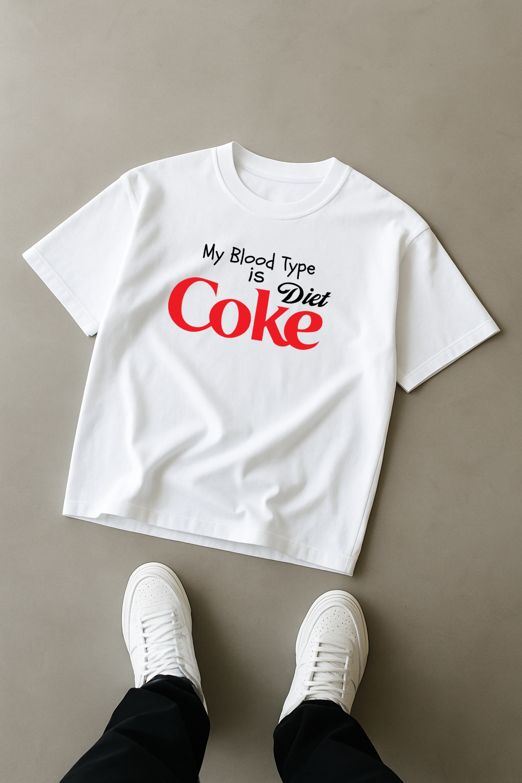 My Blood Type Is Diet Coke Graphic T-Shirt