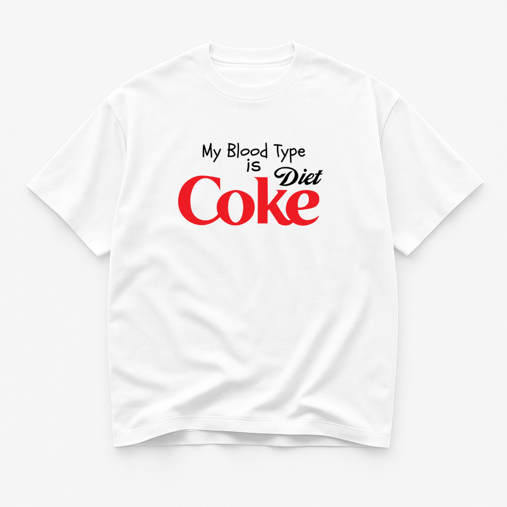 My Blood Type Is Diet Coke Graphic T-Shirt