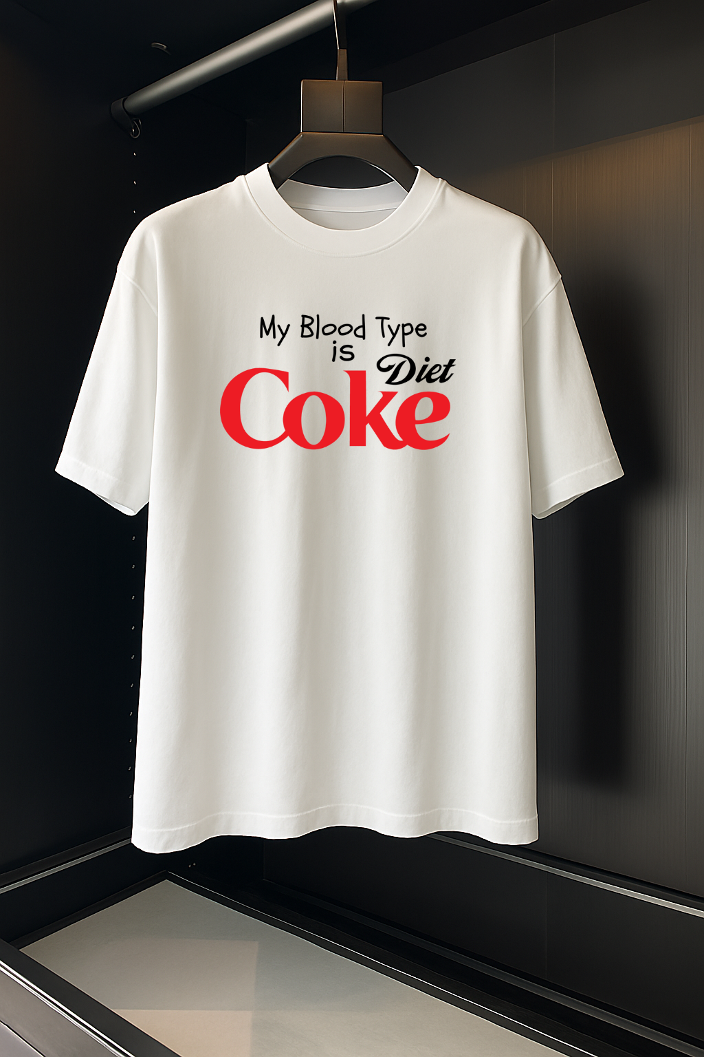My Blood Type Is Diet Coke Graphic T-Shirt