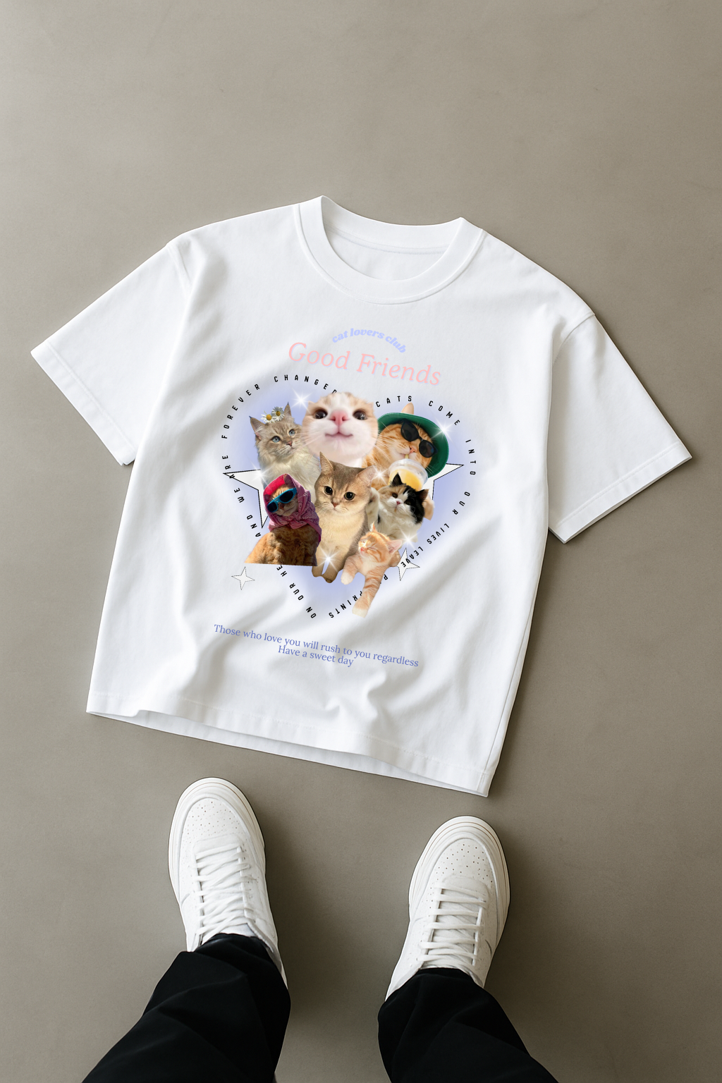 Paw Pals Good Friends Oversized Tee