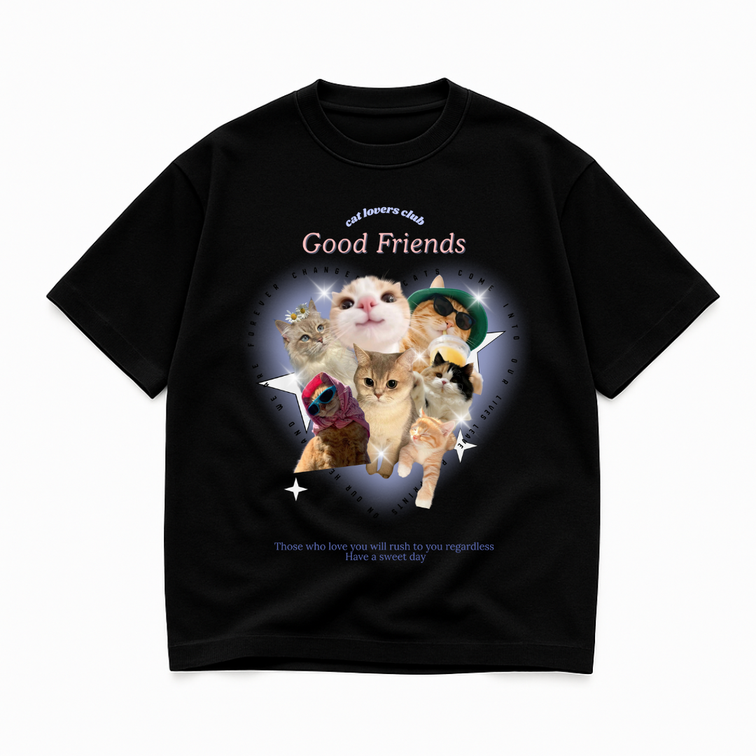 Paw Pals Good Friends Oversized Tee