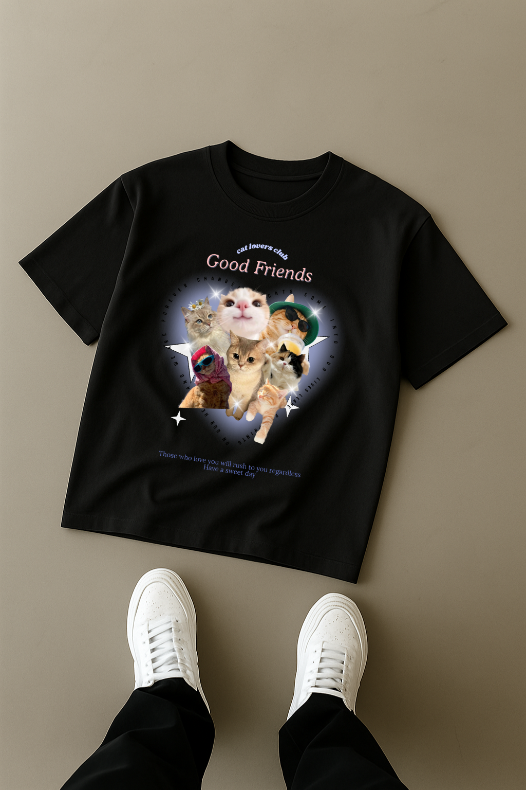 Paw Pals Good Friends Oversized Tee