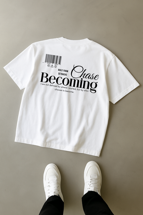 Chase Becoming – Built From Setbacks Tee
