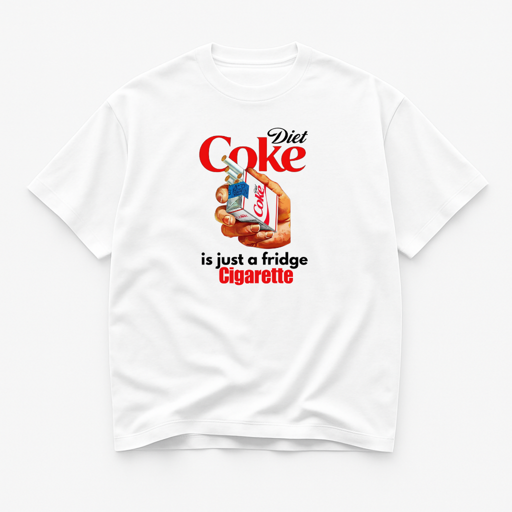 Diet Coke “Fridge Cigarette” Graphic T-Shirt