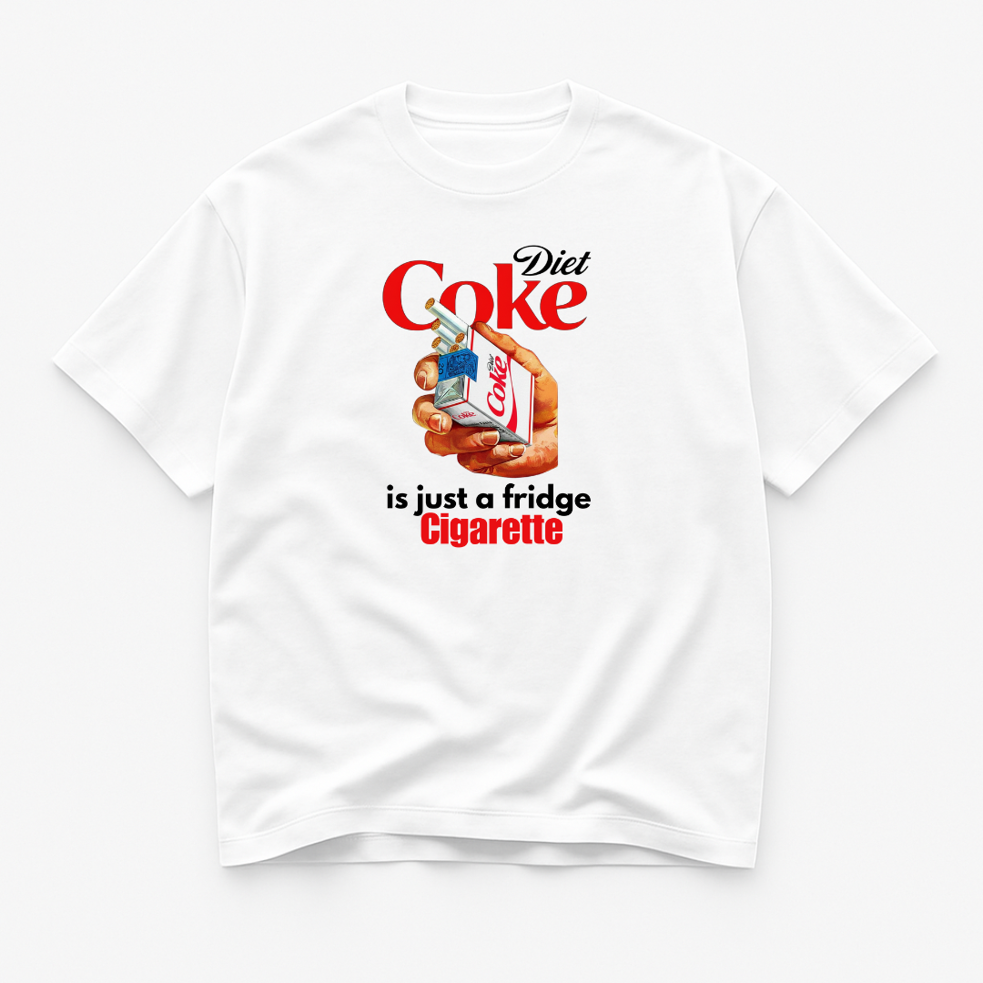 Diet Coke “Fridge Cigarette” Graphic T-Shirt