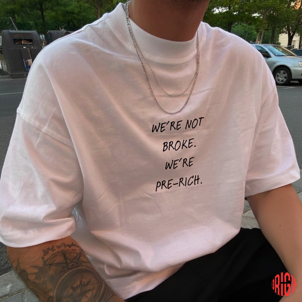 Minimalist Pre-Rich Statement Shirt