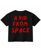 Black Boxy Fit T-shirt Back Design