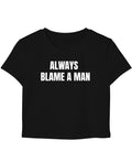 Black Baby Tee Front Design