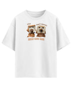 White Oversized T-shirt Front Design