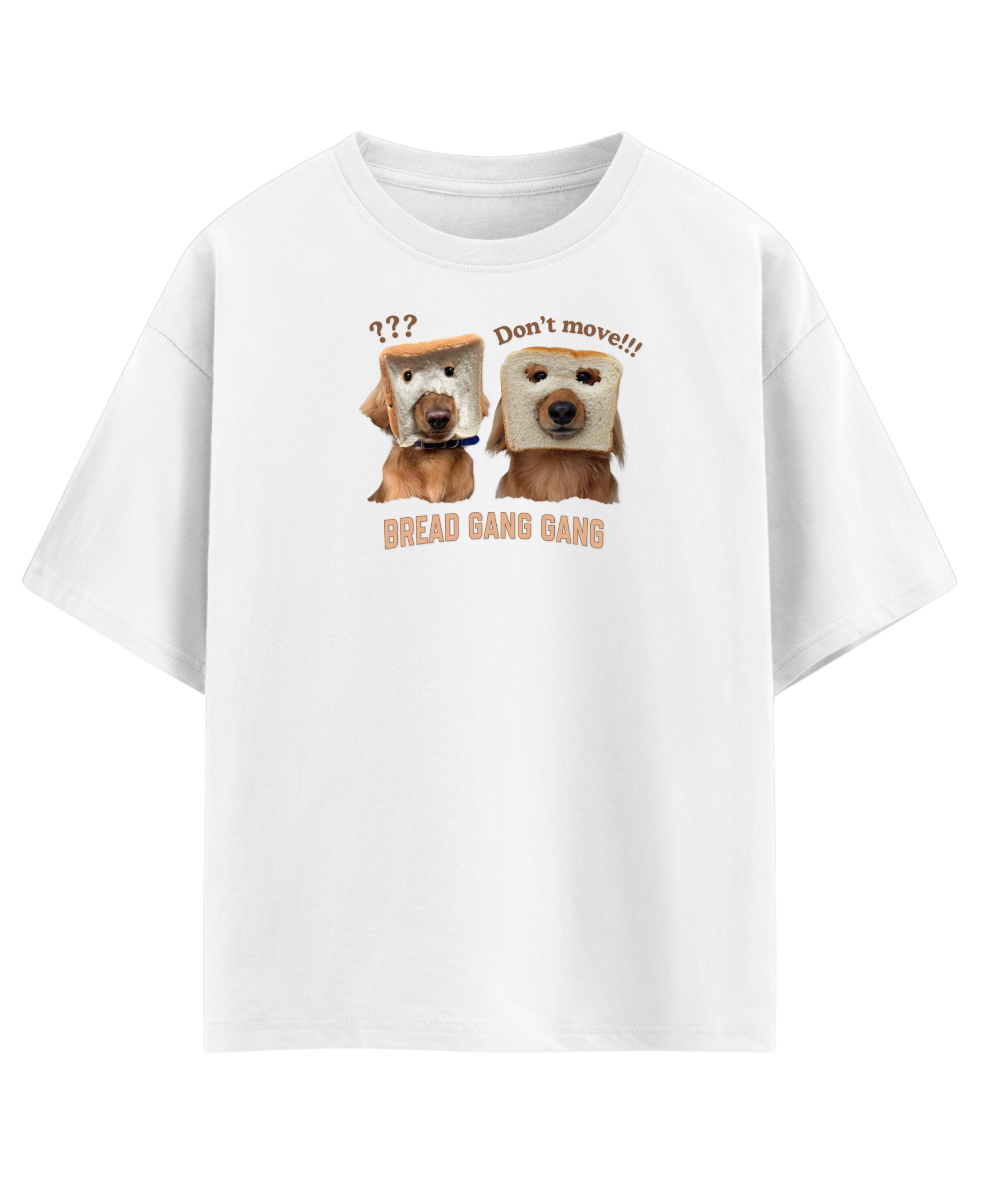 White Oversized T-shirt Front Design