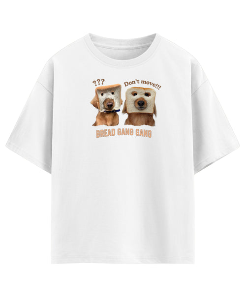 White Oversized T-shirt Front Design