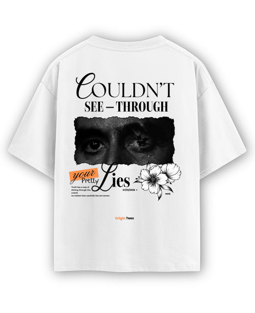 White Oversized T-shirt Back Design