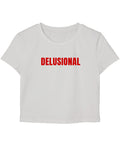 White Baby Tee Front Design
