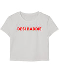 White Baby Tee Front Design