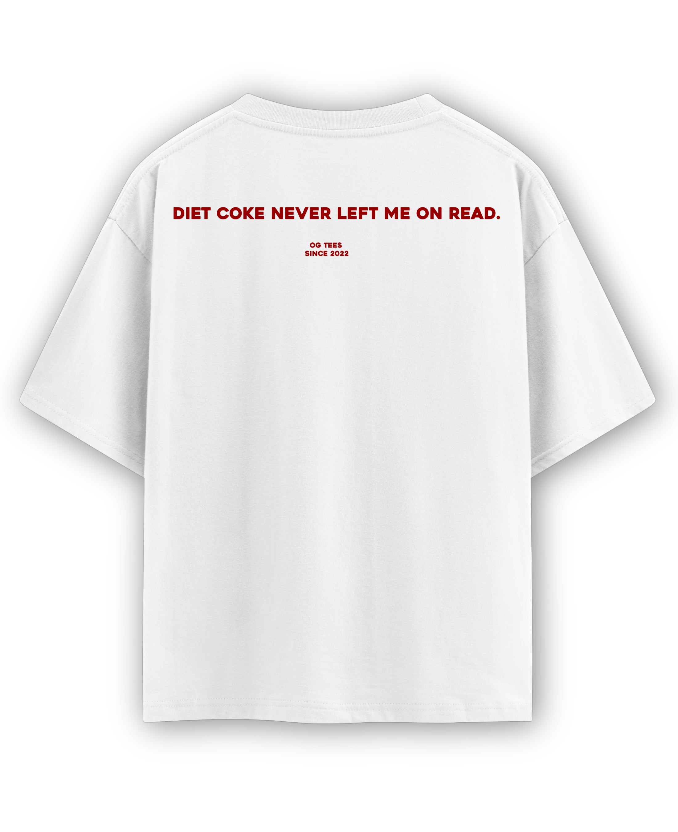 White Oversized T-shirt Back Design