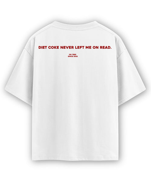 White Oversized T-shirt Back Design