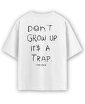 White Oversized T-shirt Back Design