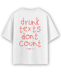 White Oversized T-shirt Back Design