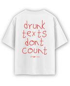 White Oversized T-shirt Back Design