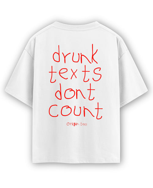 White Oversized T-shirt Back Design