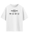 White Oversized T-shirt Front Design