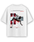 White Oversized T-shirt Back Design