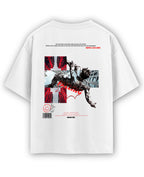 White Oversized T-shirt Back Design