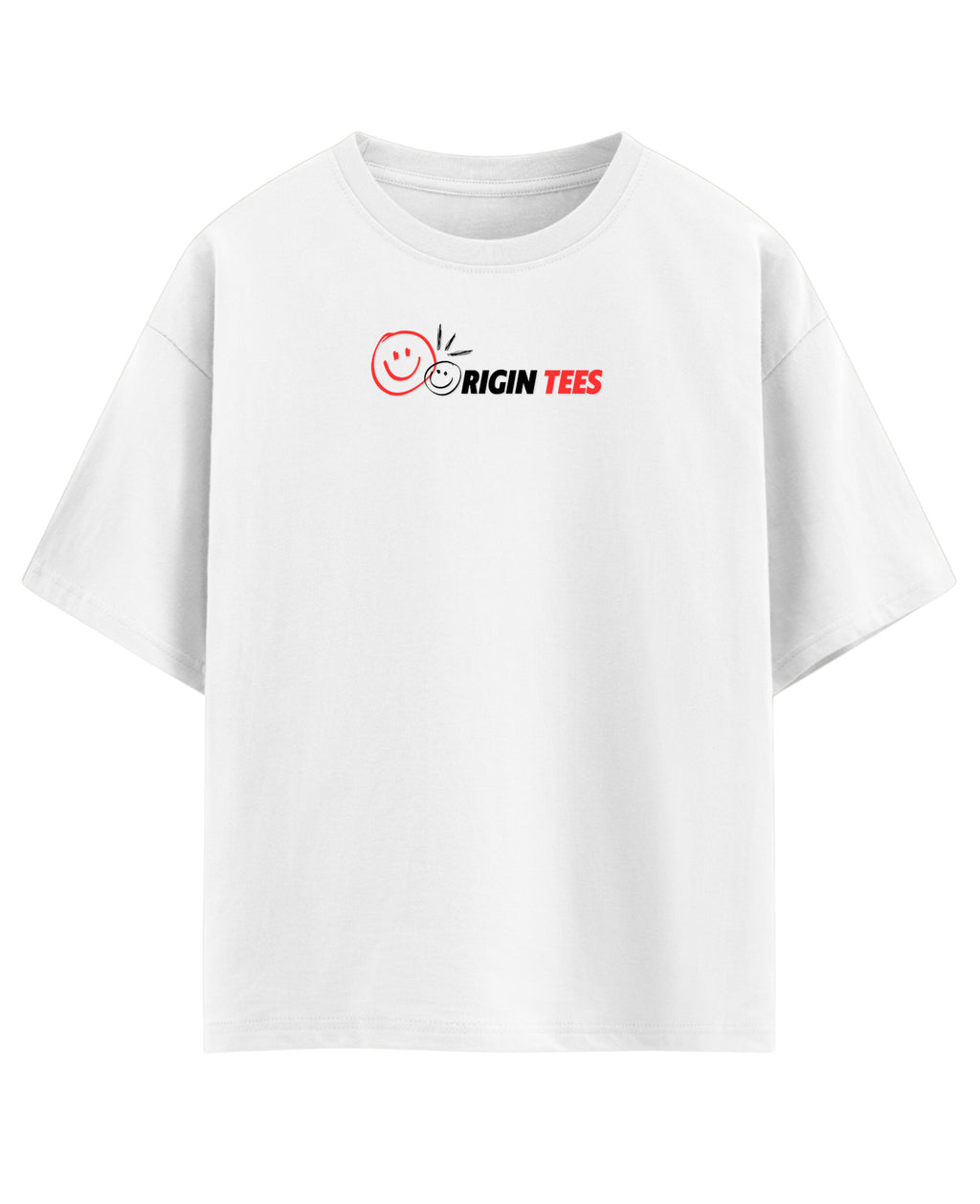 White Oversized T-shirt Front Design