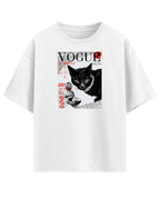 White Oversized T-shirt Front Design