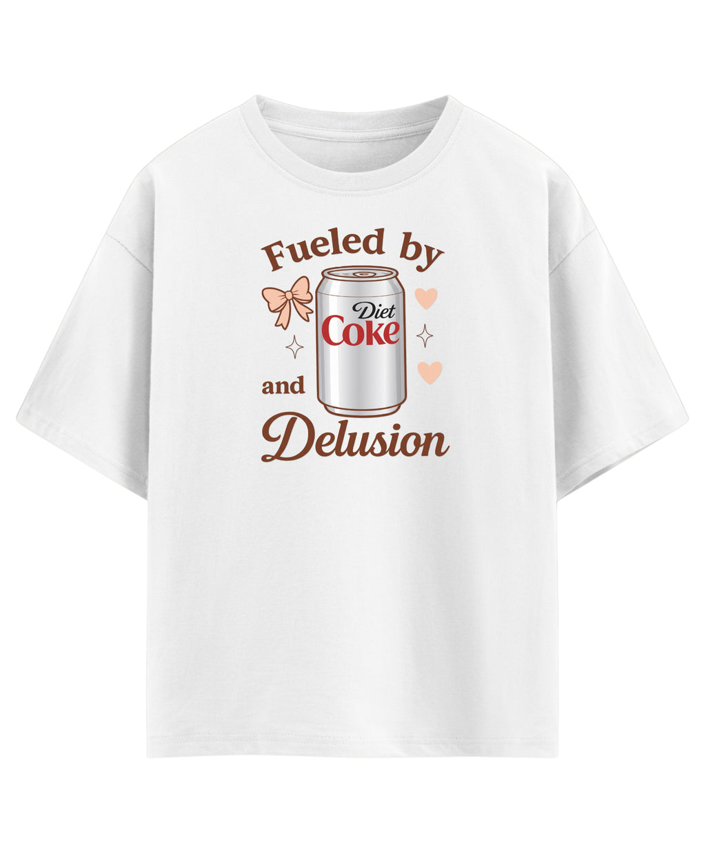 White Oversized T-shirt Front Design
