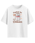 White Oversized T-shirt Front Design