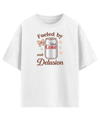 White Oversized T-shirt Front Design