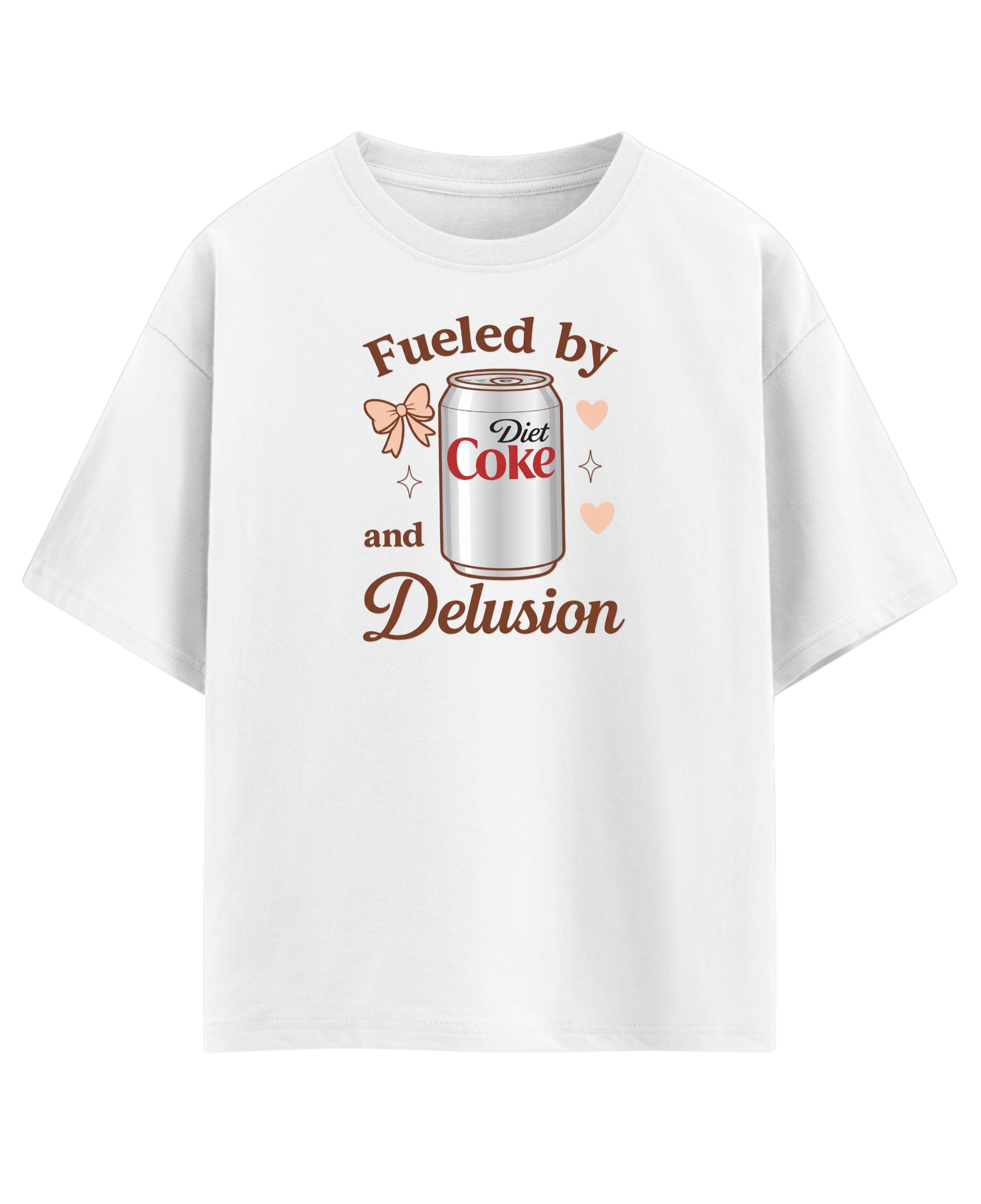 White Oversized T-shirt Front Design