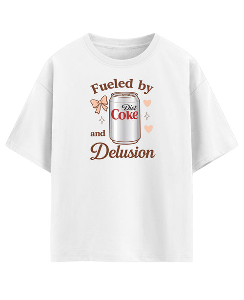 White Oversized T-shirt Front Design