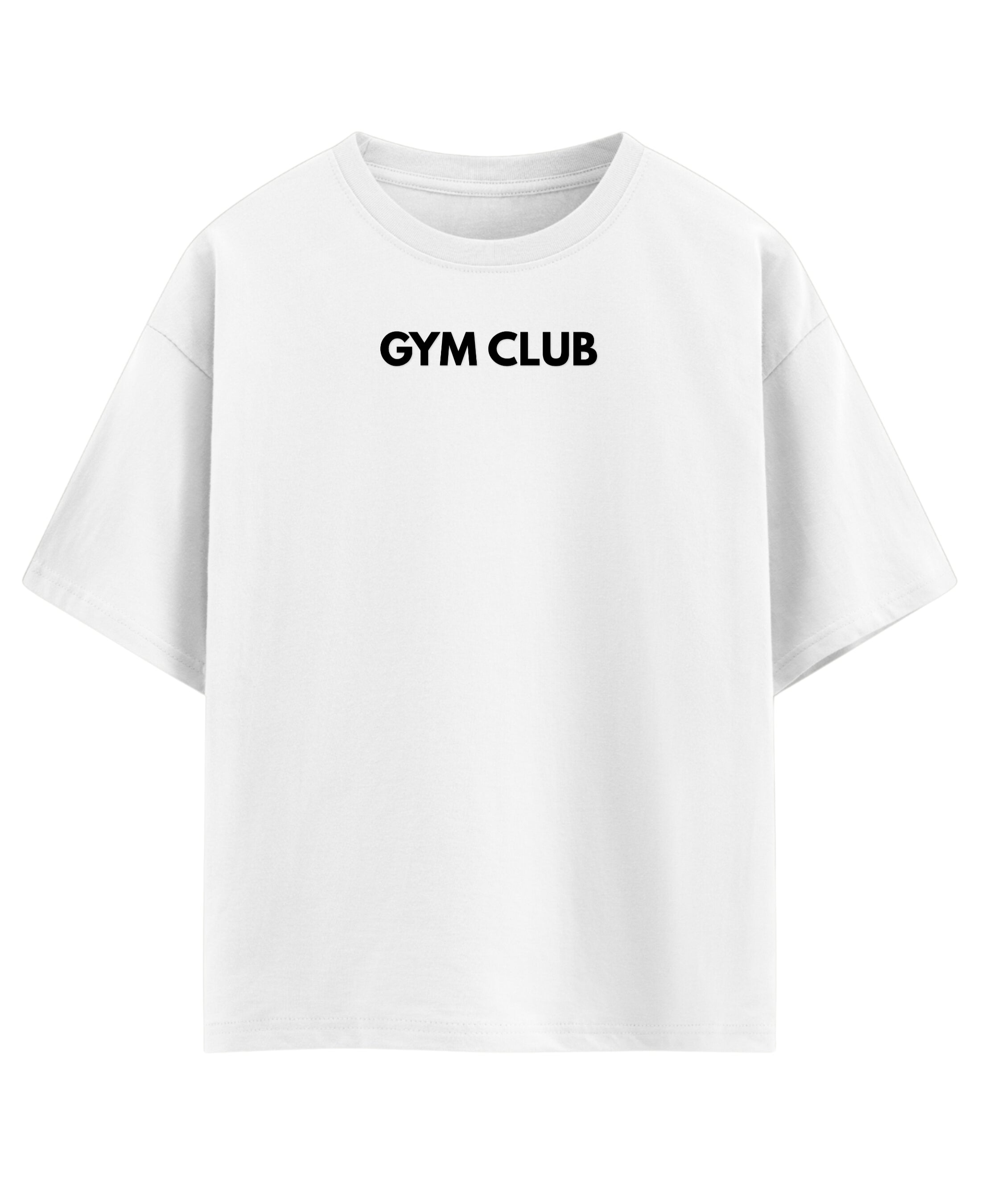 White Oversized T-shirt Front Design
