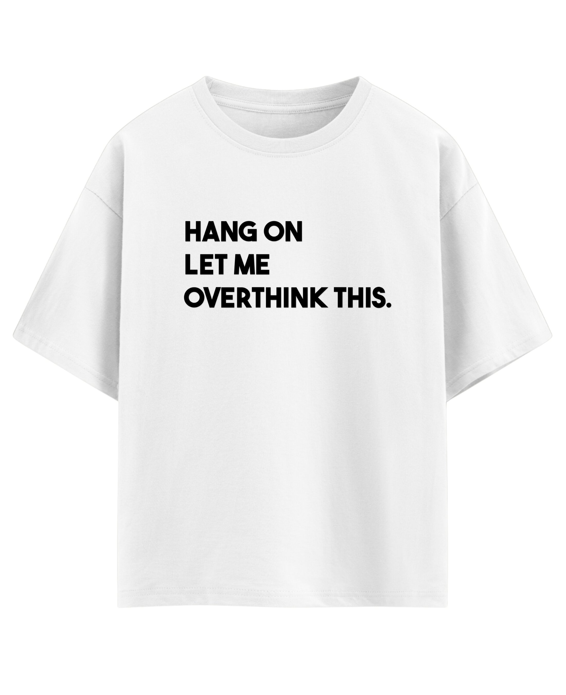 White Oversized T-shirt Front Design