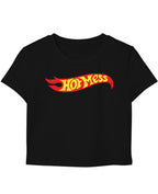 Black Baby Tee Front Design