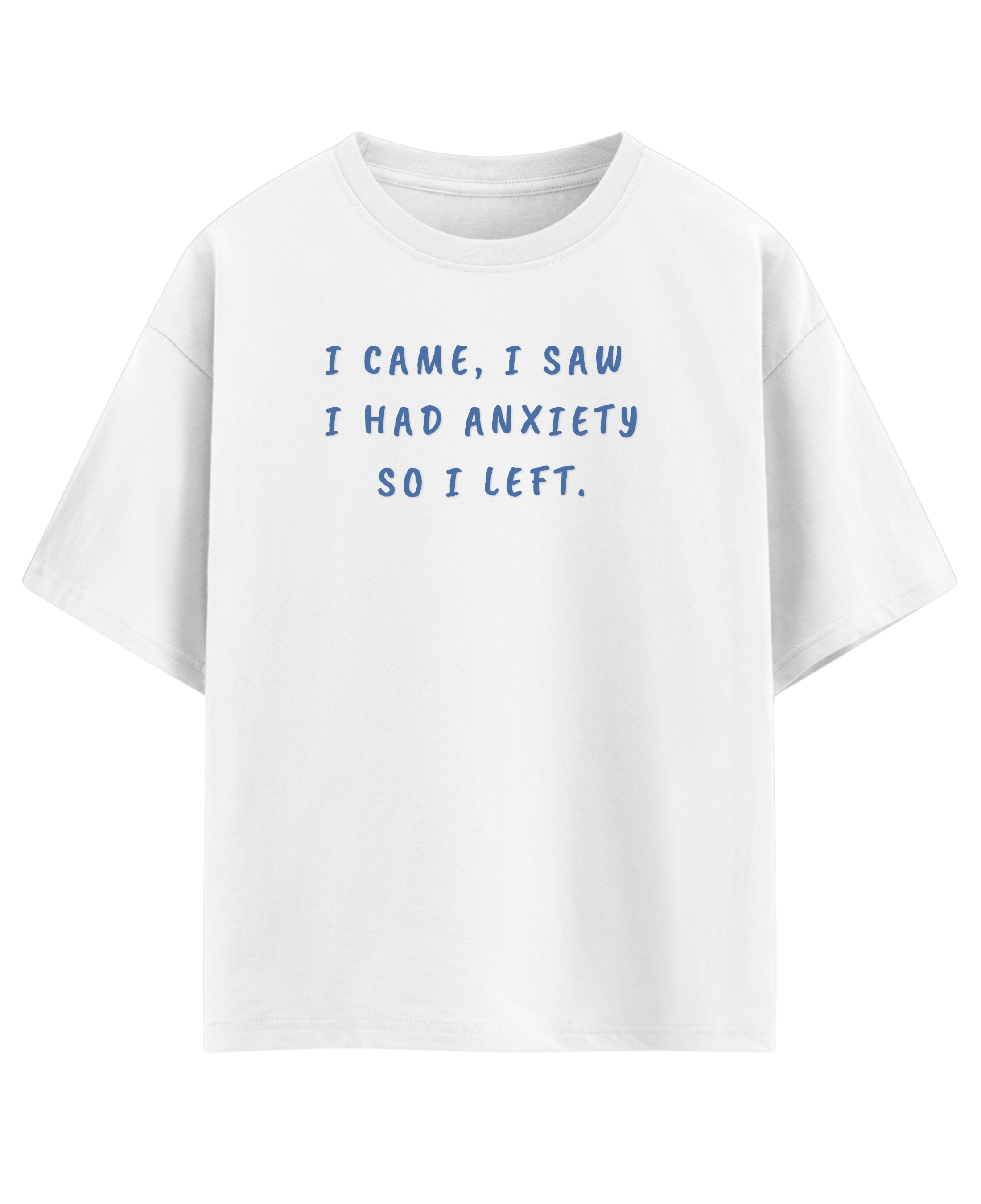 White Oversized T-shirt Front Design