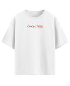 White Oversized T-shirt Front Design