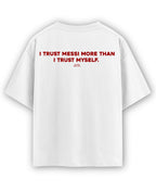 White Oversized T-shirt Back Design