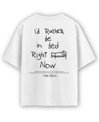 White Oversized T-shirt Back Design