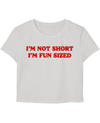 White Baby Tee Front Design