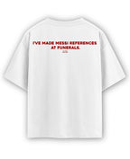 White Oversized T-shirt Back Design