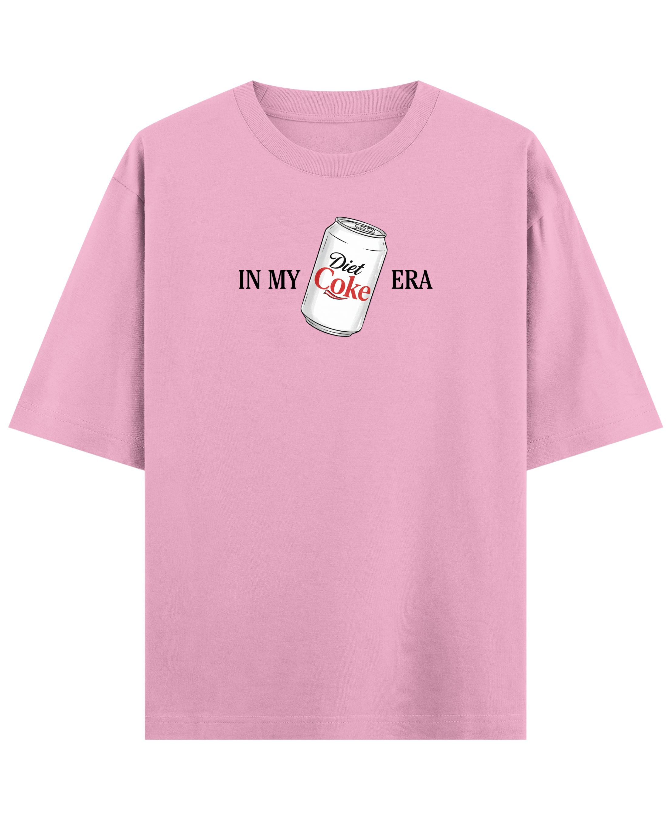 Baby Pink Oversized T-Shirt Front Design