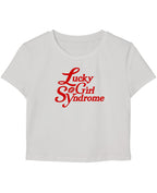 White Baby Tee Front Design