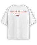 White Oversized T-shirt Back Design