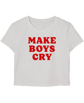 White Baby Tee Front Design