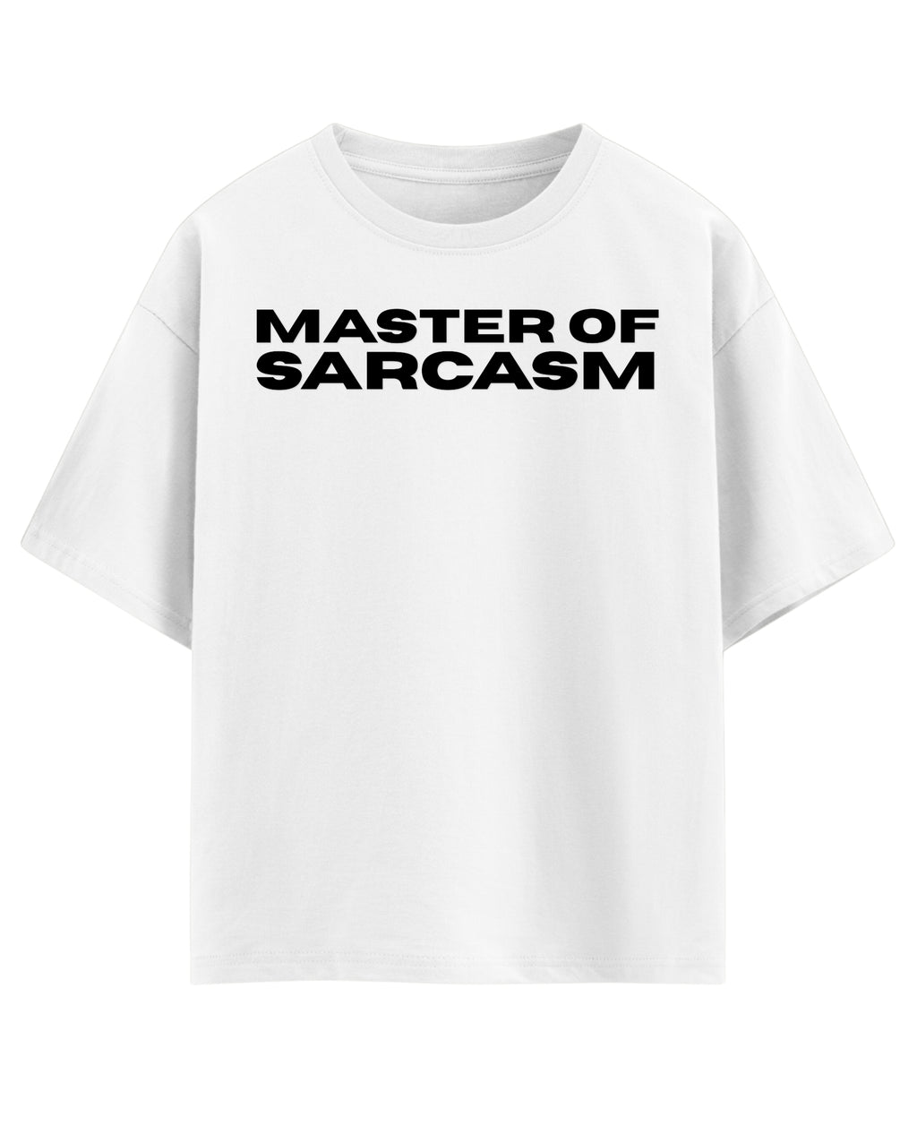 White Oversized T-shirt Front Design