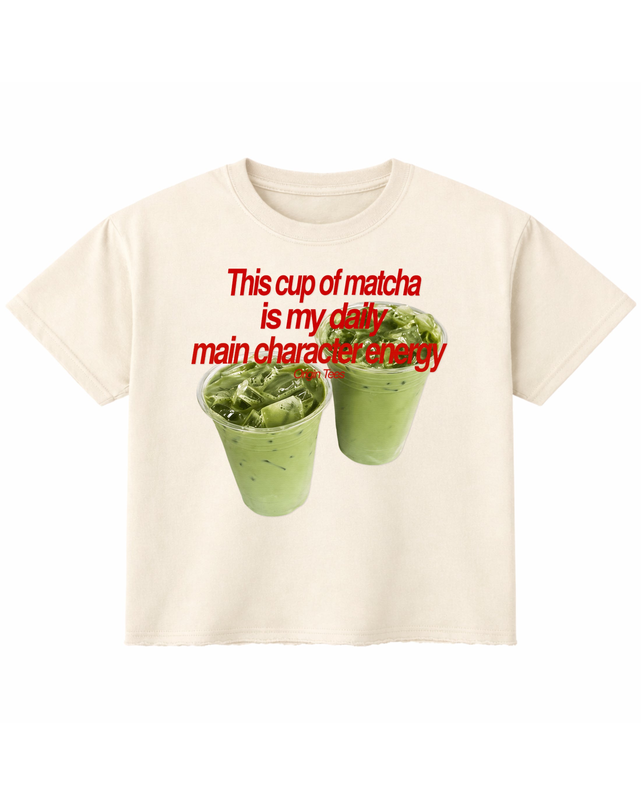 Off White Boxy Fit T-shirt Front Design